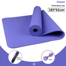 1830 * 610 * 6mm TPE Yoga Mat Double-sided Non-slip Quality Sports Mat Fitness Gym Home Environmentally Friendly Tasteless Mat