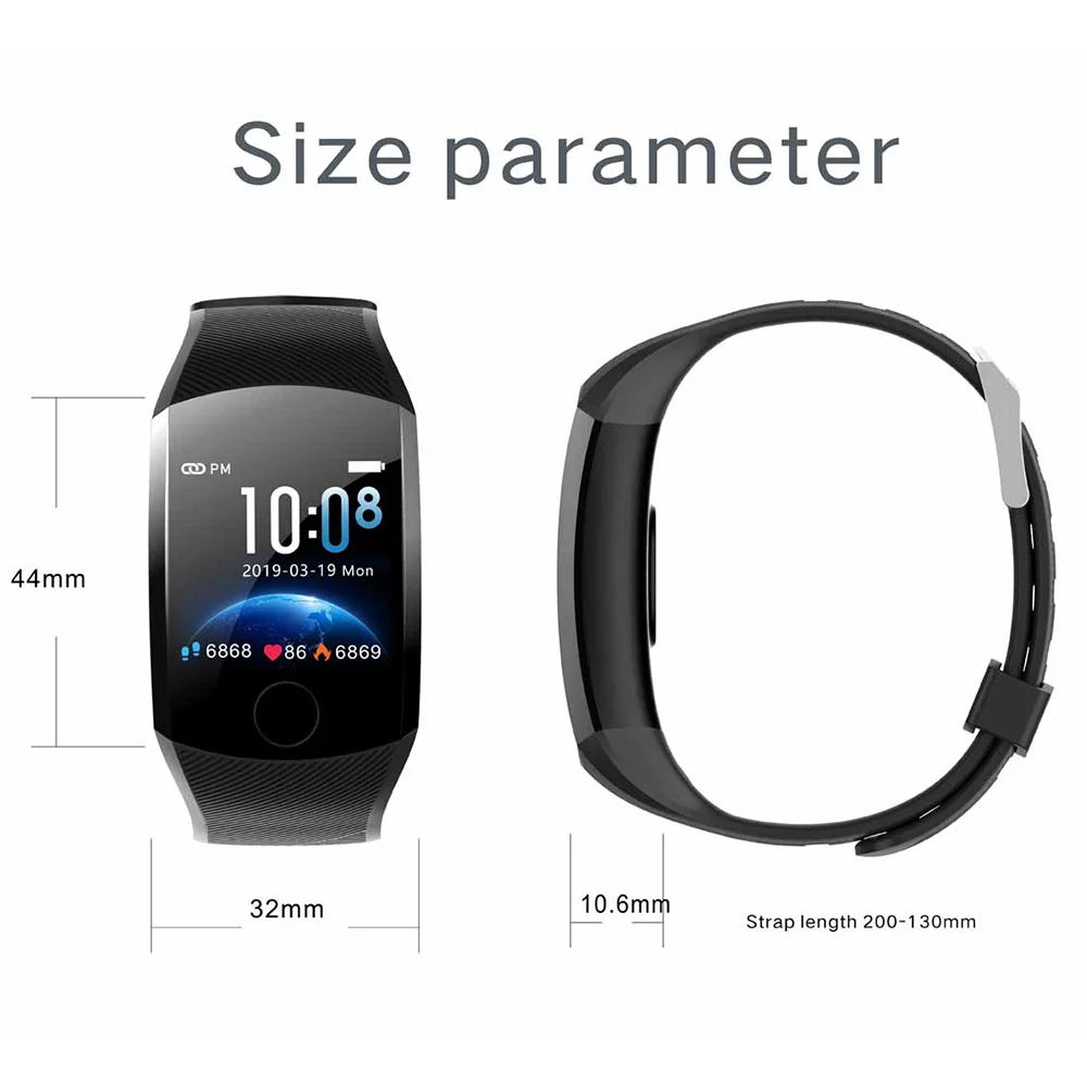 Digital Blood Pressure Monitor Tonometer On Wrist Medical Equipment Waterproof Portable Measuring Pressure Sport Wrist Watch