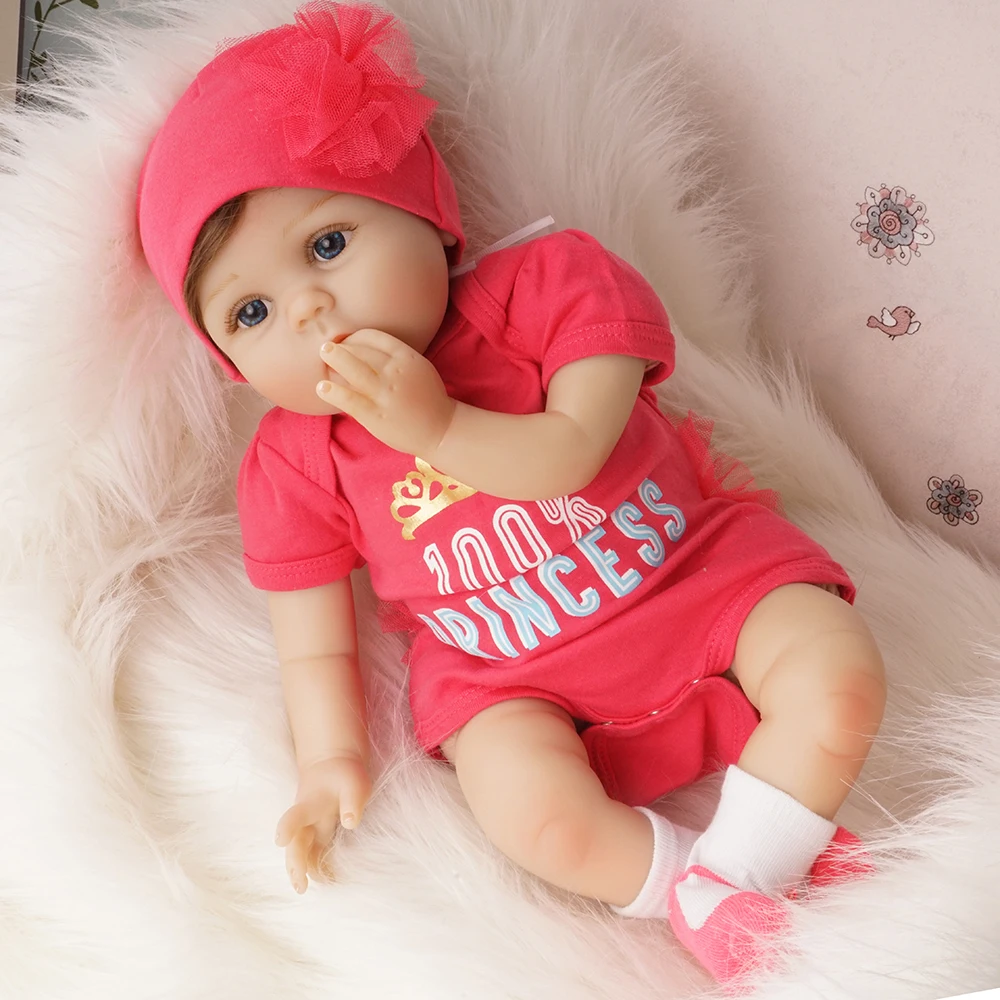 55 см Reborn Baby Doll Girl 2 наряды силиконовый виниловый светильник для новорожденных Розовый и темно-розовый