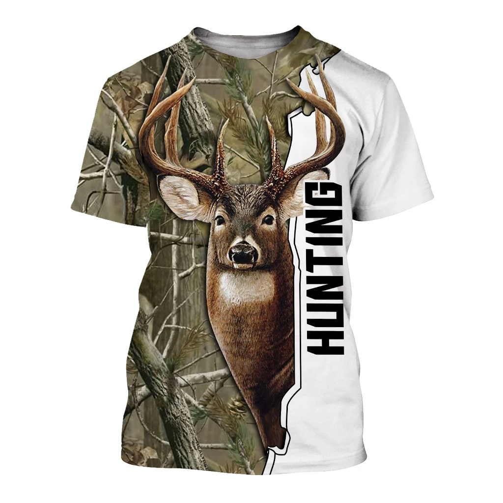 Gran oferta JUMEAST hombres 2021 nueva moda de caza de ciervos t camisa hunter verano 3d camisetas muerte imprimir camisetas pantalón corto casual tops de manga gBQLxXyOYbM