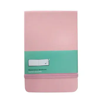 

PU Leather Cover Watercolor Book A6 Paper Hand Book Hand-painted Sketch Travel Portable Painting Art Supplies