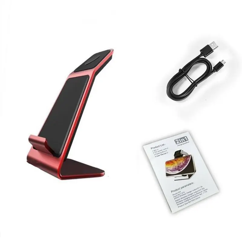 Подходит для IPhone, для Apple Watch, беспроводной зарядный коврик, практичная быстрая зарядная станция, портативная беспроводная зарядная площадка