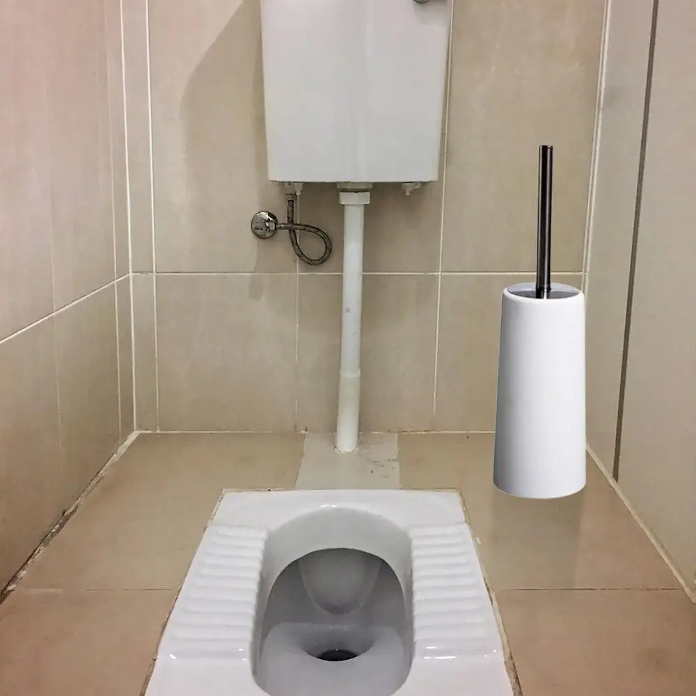 Щетка для унитаза ручка из нержавеющей стали водонепроницаемый нержавеющий