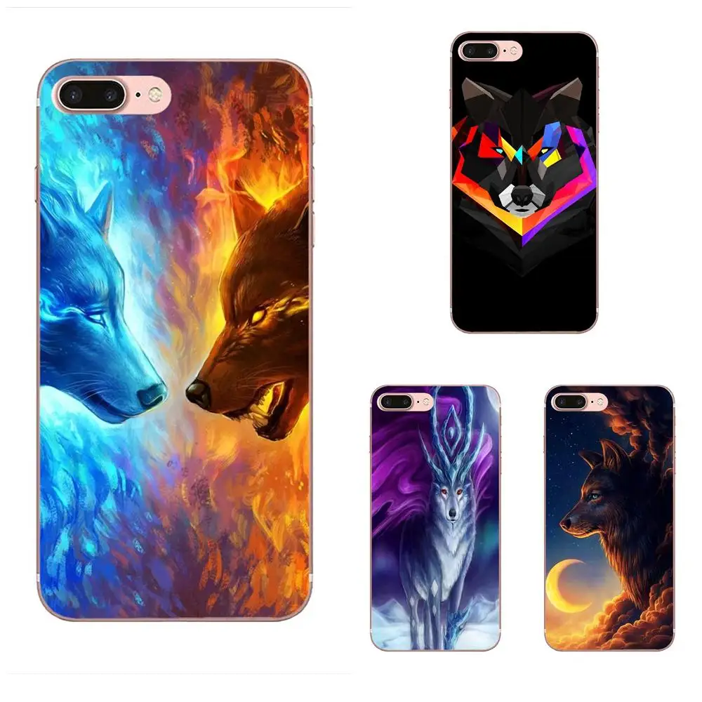 Hipster абстрактным аниме волк вой для Huawei NOVA 2 V20 Y3II Y5 Y5II Y6 Y6II Y7 Y9 G8 G9 GR3 GR5 GX8 Prime 2018
