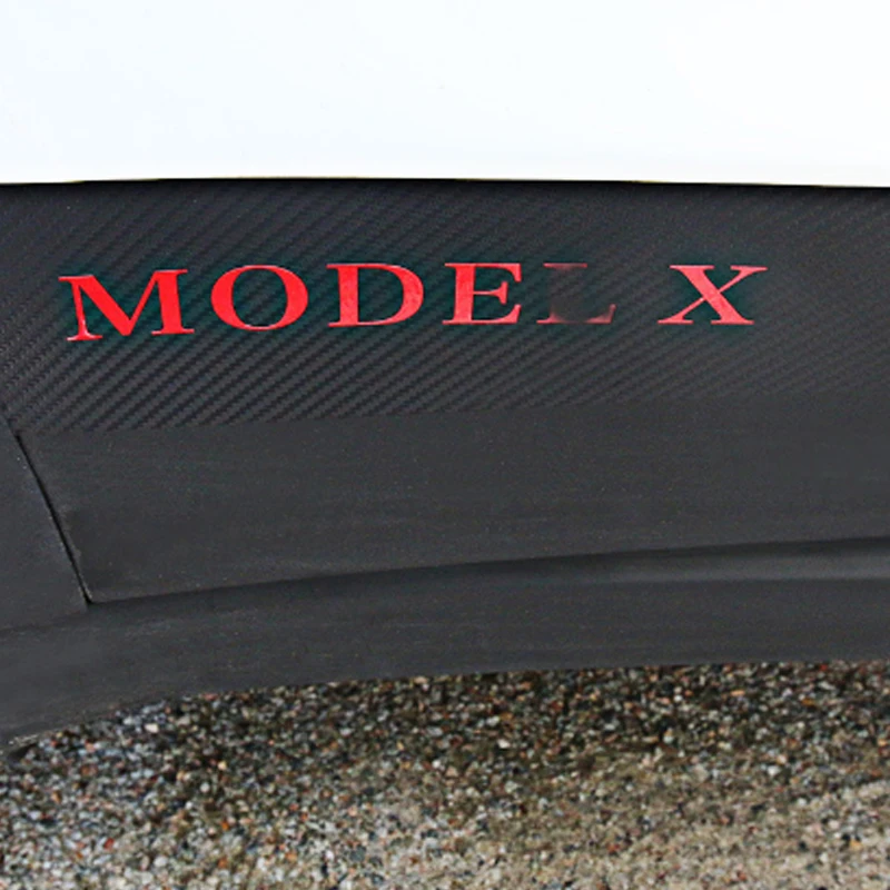Модификация углеродного волокна тела стикер защиты тела наклейки модифицированные для Tesla модель X
