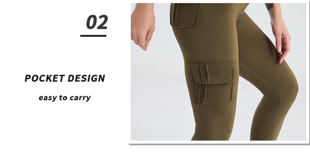 thermal leggings CHRLEISURE Sexy Push Up Leggings Women High Waist Fitness Workout Pocket Pants Seamless Elastic Slim Leggings Casual Cargo Pants carhartt leggings