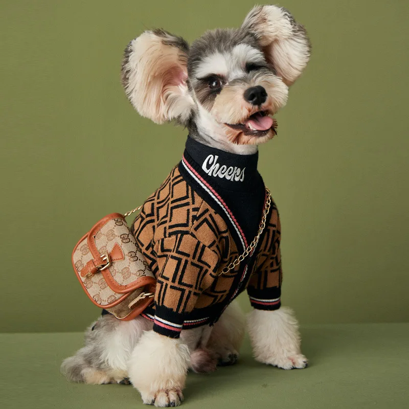 

Dog Sweater, Warm Pet Sweater Coat, Dog Sweaters for Small Dogs Medium Dogs Large Dogs, Cute Knitted Classic Cat Sweater