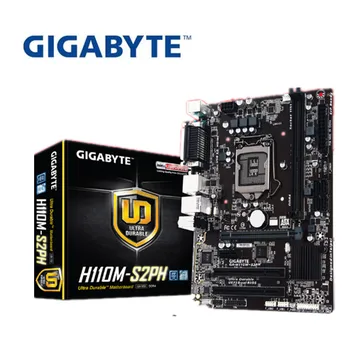 

NEW For Gigabyte GA-H110M-S2PH Original Motherboard H110M-S2PH Socket LGA 1151 DDR4 USB3.0 SATA3 PCI-E3.0