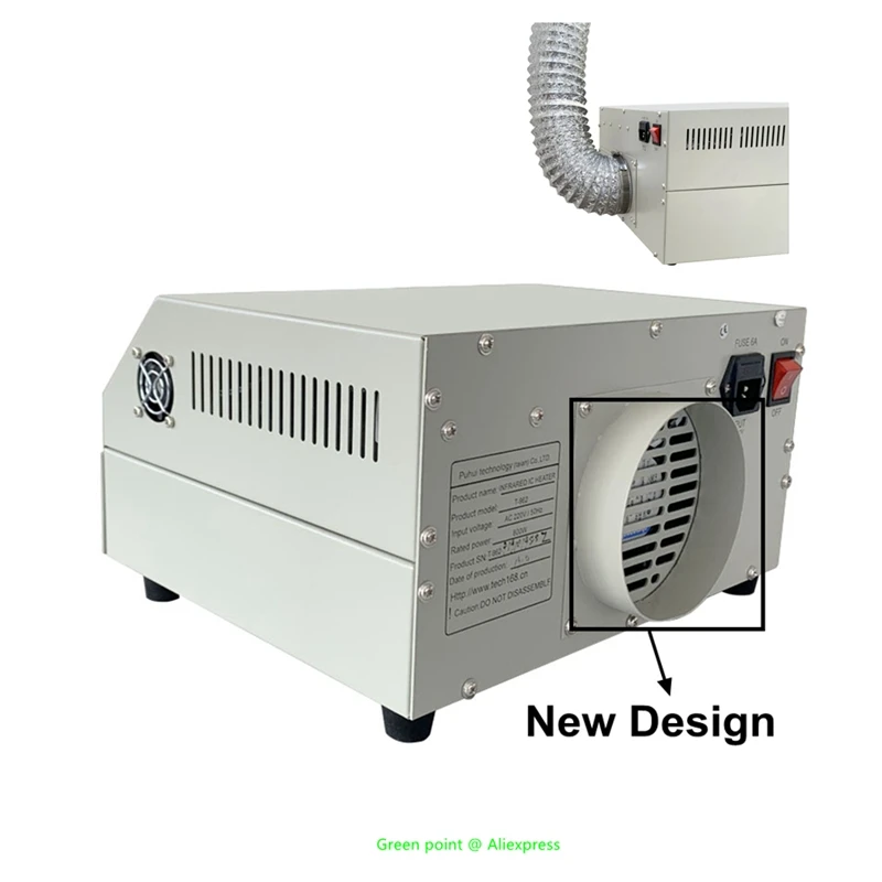 New Products PUHUI T-962A Reflow Furnace Infrared IC Heater T962A Desktop Reflow Furnace BGA SMD SMT Reflow Soldering Station 5