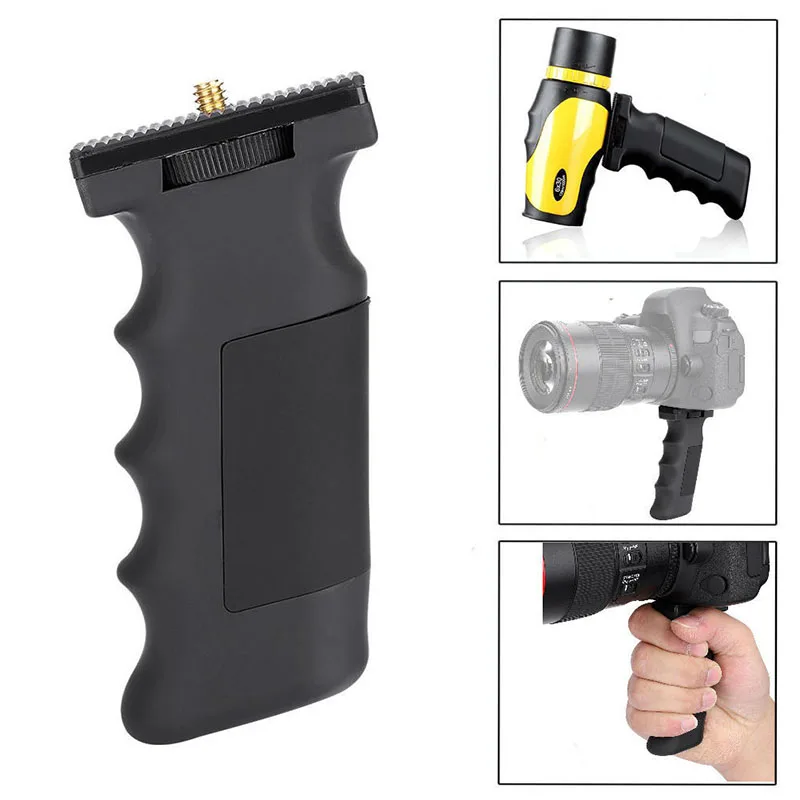 

Handle Stabilizer Wide Platform Grip Camera Handle with 1/4 Screw for SLR for DSLR Digital Camera Smartphone Handle Stabilizer