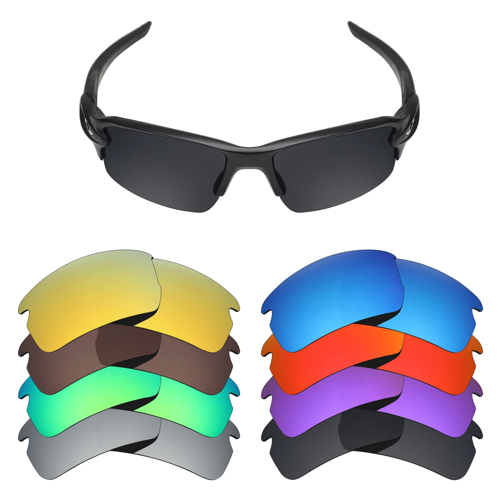 Mryok Polarized Replacement Lenses for Oakley Flak 2.0 Asian Fit (AF)  OO9271 Sunglasses Lenses(Lens Only) Multiple Choices|Eyewear Accessories| -  AliExpress