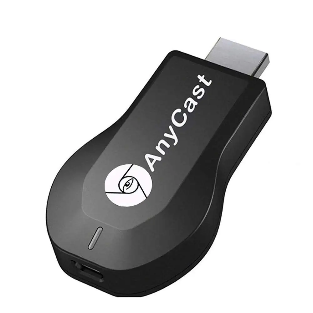 Anycast M100 2,4G 4K Miracast H.265 беспроводной DLNA AirPlay HDMI tv Stick Wifi дисплей ключ приемник для IOS Android PC - Цвет: Черный