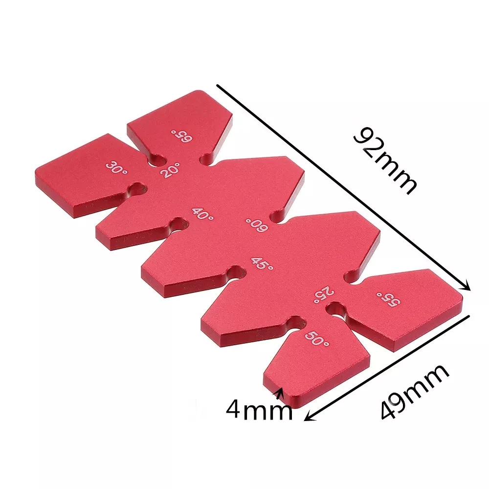 Новинка Drillpro алюминиевый сплав 20-65 градусов угол Калибр угол Шаблон Линейка для деревообработки