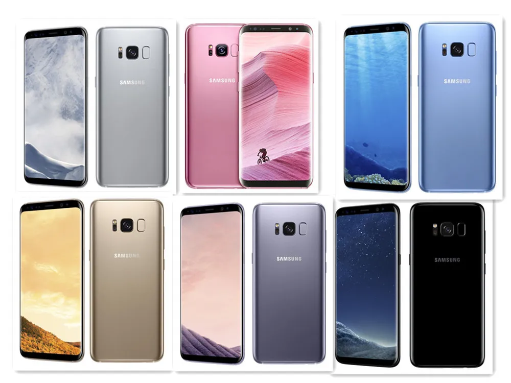 Заводской разблокированный samsung Galaxy S8 G950FD Dual Sim NFC телефон samsung Pay 4 Гб ОЗУ 64 Гб ПЗУ 6," восьмиядерный смартфон