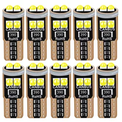 10 pces t10 w5w wy5w 2825 super brilhante led canbus nenhum erro interior do carro luzes da abóbada de leitura auto lâmpada de estacionamento cunha lâmpada lateral da cauda