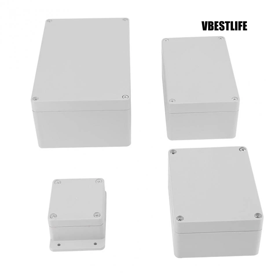 HighQ Waterproof IP65 ABS Junction Box Enclosure Case DIY Outdoor Terminal Case