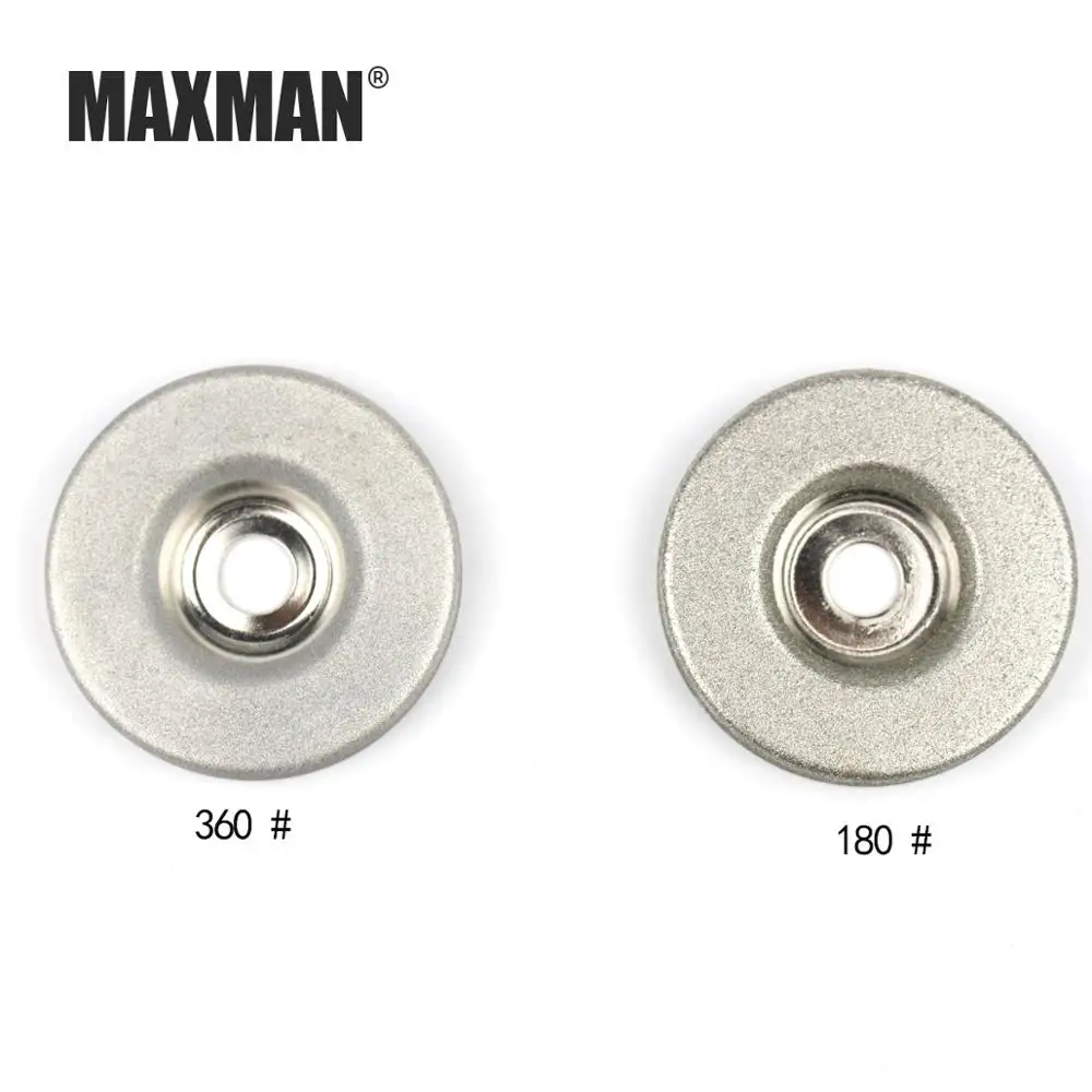 MAXMAN Оригинальное алмазное наждачное колесо 180/360 зернистость для шлифовального колеса электрическая Многофункциональная точилка