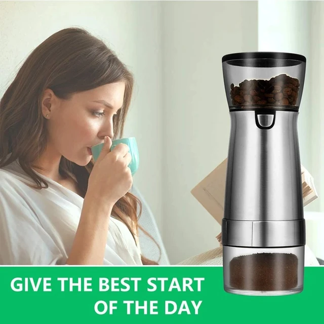 Electric Coffee Bean Grinder Household Small Coffee Bean Machine USB  Charging Manual Portable Automatic Coffee Machine Grinder - AliExpress