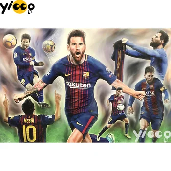 

Full Square/Round drill Diy diamond Painting 5D diamond embroidery Lionel Messi Diamond mosaic Home Decor Gift BX0549