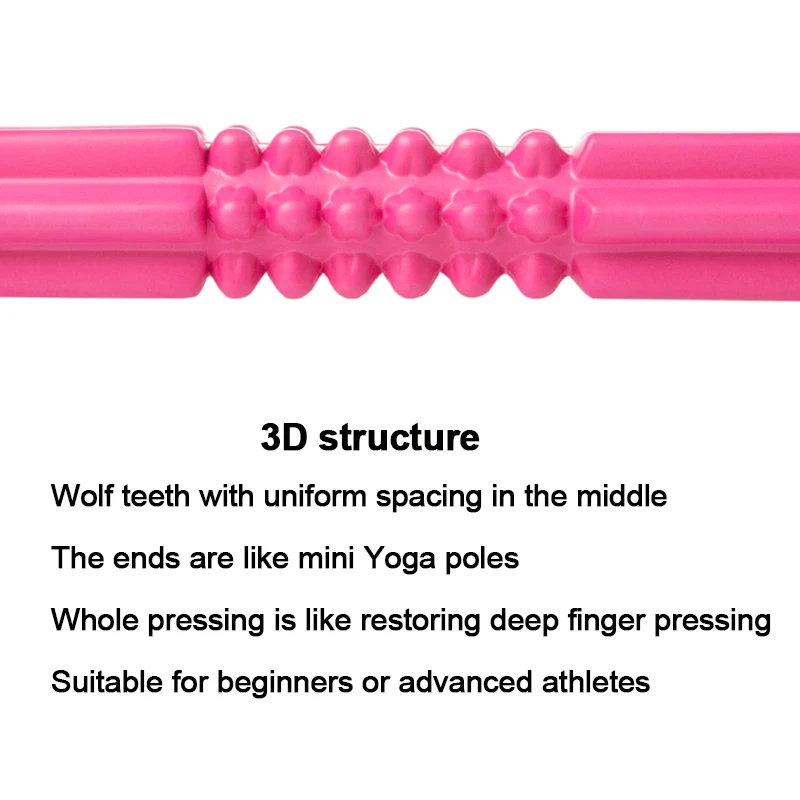 Gear Fitness Muscle Massage Stick Body Muscle Massage Roller Knee Relaxation Calf Fascia Roller Yoga Fitness Equipment