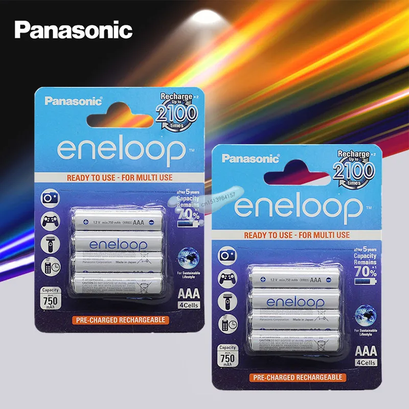 8 шт. аккумулятор Panasonic Eneloop Pro 1,2 в AaA 800 мАч Ni-MH камера игрушка-фонарик предварительно заряженные аккумуляторы
