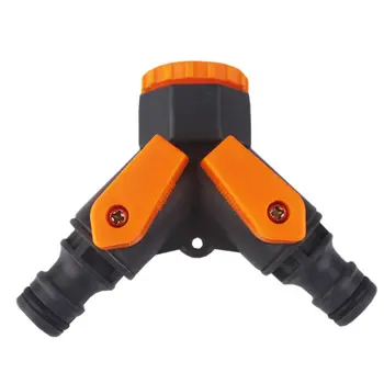 

3 Way Valve Water Diversion Controller Distributor Connector Garden Yard Tap E7CB