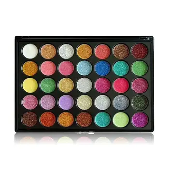 

35 Colors Professional Eyeshadow Palette Matte Powder Glitter Eye Shadow Makeup Shimmer Pigments Kit Waterproof Long Lasting