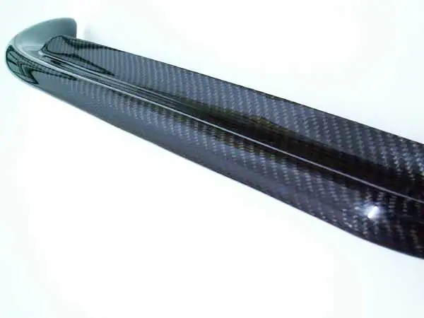 H STYLE REAL CABRON FIBER LIP SPLITTER 1PAIR FOR BMW E90 E91 M-TECH FRONT BUMPER