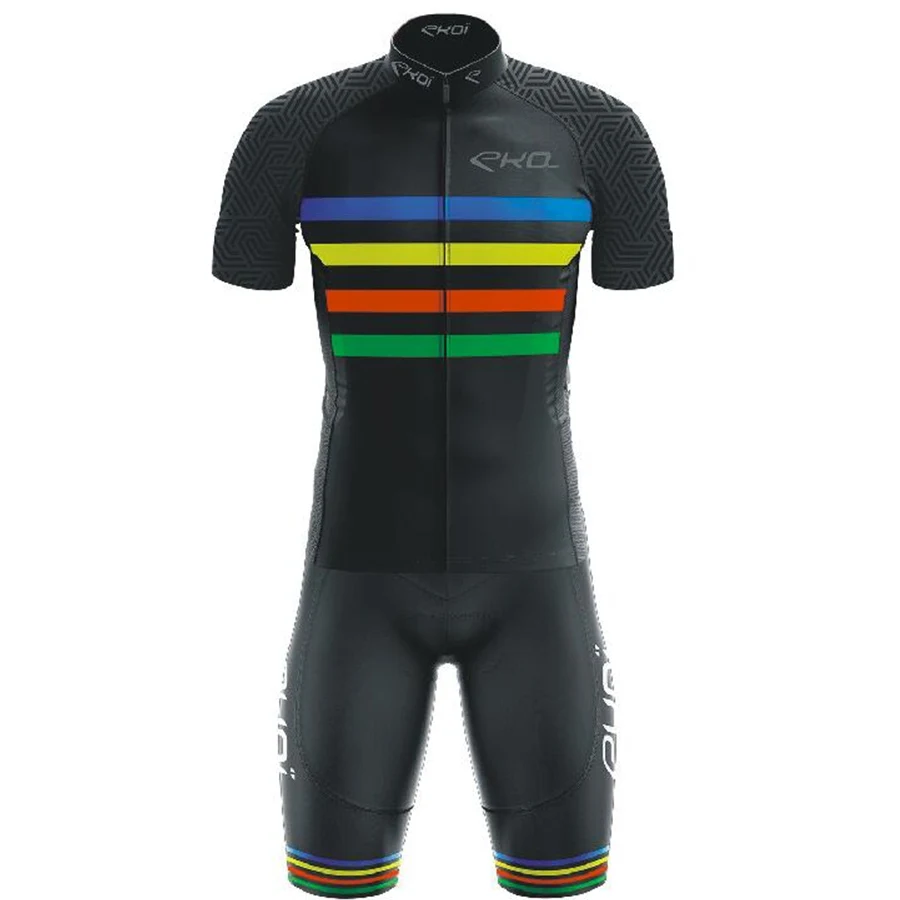 

2020 Cycling multiple colour Men's Short sleeve Cycling Jersey set clothing 9D bike bib shorts quick dry jersey Ropa Ciclismo