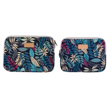 

LISEN 2 Pcs Laptop Sleeve Case Computer Bag, Notebook,For Ipad,Tablet,For MaecBook Blue Forest - 13 Inch & 15 Inch