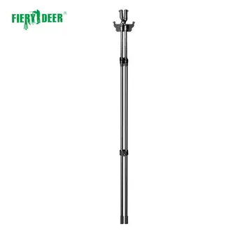 

FieryDeer DXF4-04 180cm 4 legs Aluminum alloy Adjustable size hunting shooting stick with Clamp Locking System