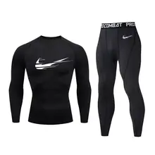 Новинка, компрессионные штаны, спортивные колготки для бега, мужские Леггинсы для бега, одежда для фитнеса, спортзала, спортивные Леггинсы, мужские брюки