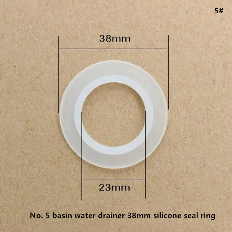 Ванная комната бассейна сливное отверстие Силиконовое уплотнительное кольцо, ванна черное Силиконовое уплотнительное кольцо, умывальник прыгающее сливное отверстие кольцо прокладка - Цвет: seals ring No. 5