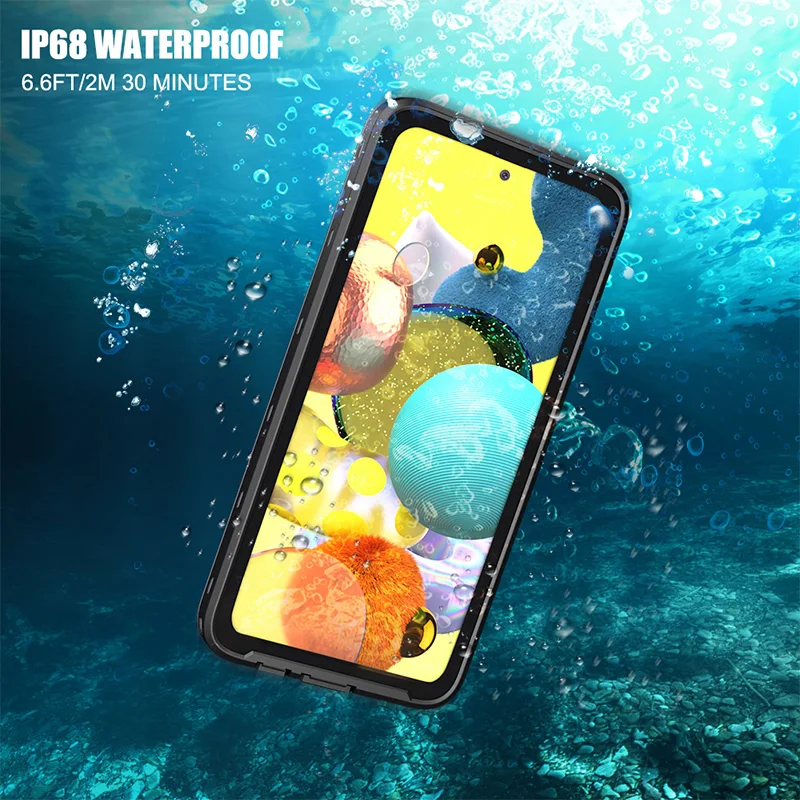 Водонепроницаемый чехол для Samsung A51 S9 S10 S20 Plus пыленепроницаемый ударопрочный Note 20