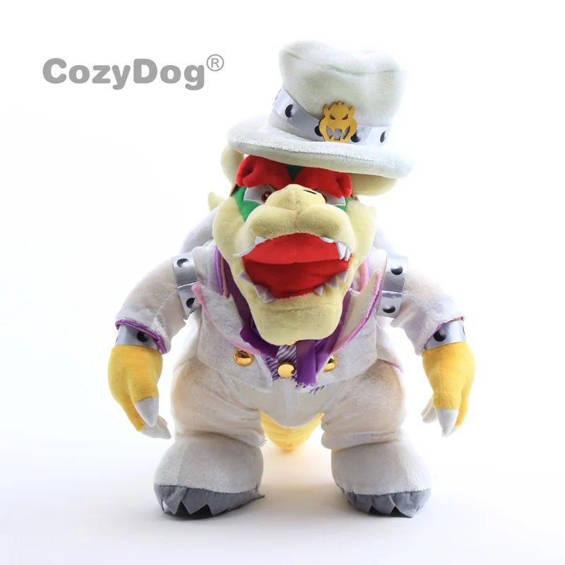 36cm Wedding Bowser 18-36 см 9 стилей Марио Боузер плюшевый Купа игрушки кукла милый Боузер Jr. Боузер Свадьба король Koopa мягкие игрушки для детей подарок - Цвет: 36cm Wedding Bowser