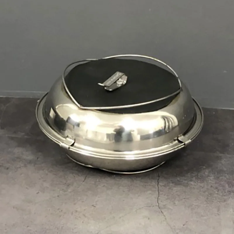 Pocket Size Fire Bowl (Twin Set) Trucchi Magici Mago Close Up Stage Illusioni Mentalismo Espedienti Puntelli Fire Pan Appare Magia