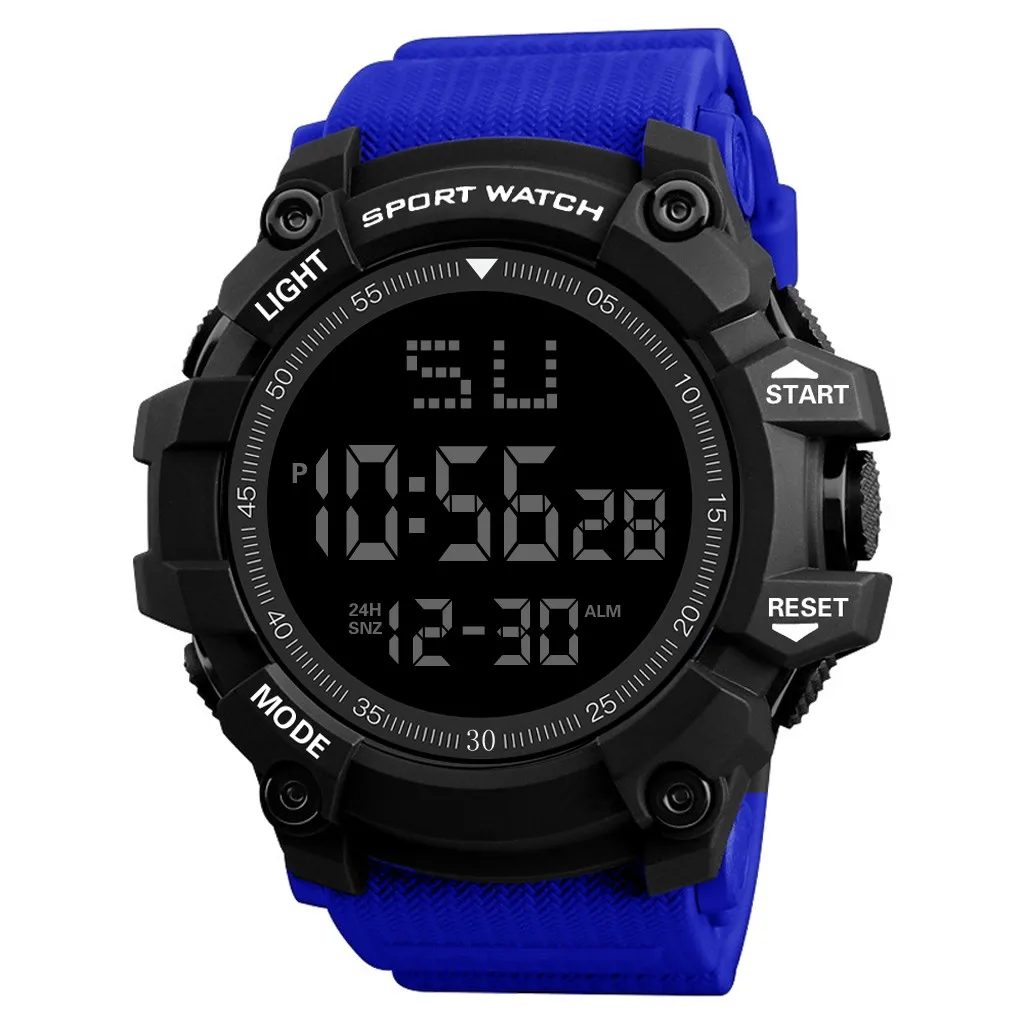 Мужские водонепроницаемые часы S Shock relogio masculino модные мужские часы для мальчиков с ЖК-дисплеем Цифровые резиновые спортивные наручные часы Relogio Masculino#10