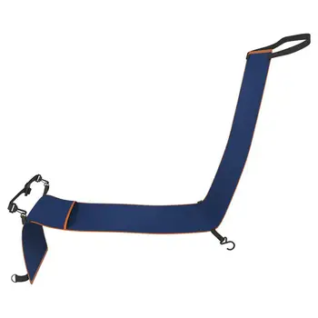 

Height Adjustable Footrest Hammock with Inflatable Pillow Seat Cover for Planes Trains Buses