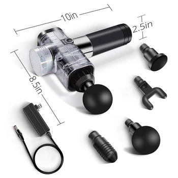 

Original New Phoenix A2 Rechargeable Muscle Massage Gun Electric Body Exerciser Deep Tissue Massage Gun Pain Relief Relaxation