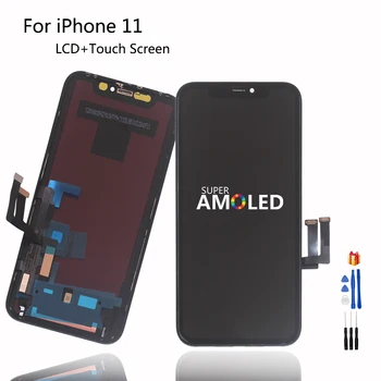 

OLED OEM For iPhone 11 Screen LCD Display Touch Screen Digitizer Assembly For iPhone11 LCD Display With 3D Touch Phone Parts