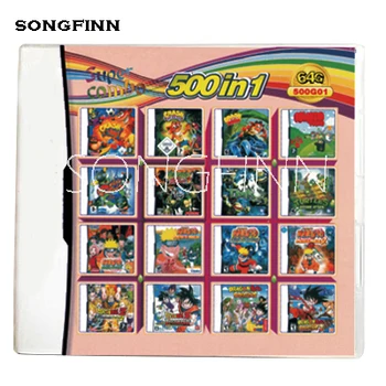 

500 in 1 Video Game Accessories Parts Compilation Cartridge Card for Retro Console Super Combo Multi Cart