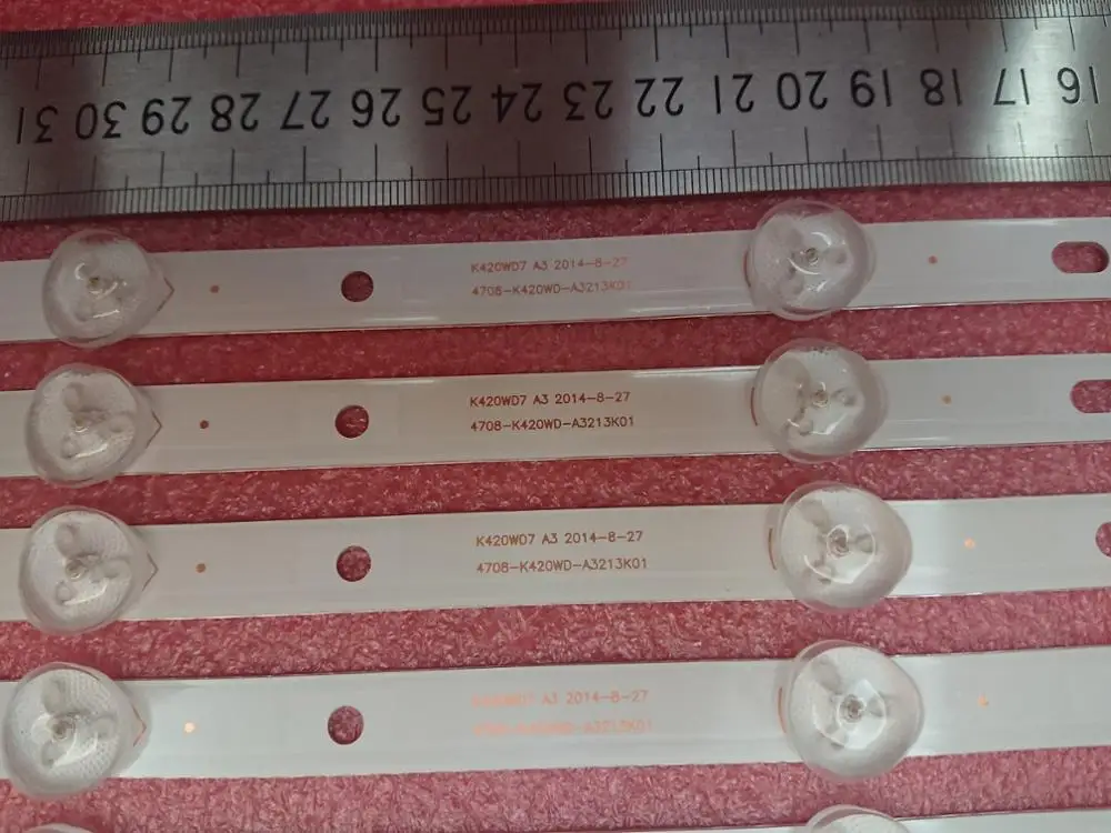 80 шт./лот светодиодная Подсветка полосы для 43PFT4001 43PFT6100S 43PHT4001 43PFF5459 42PUF6052 TH 43C500C K420WD7