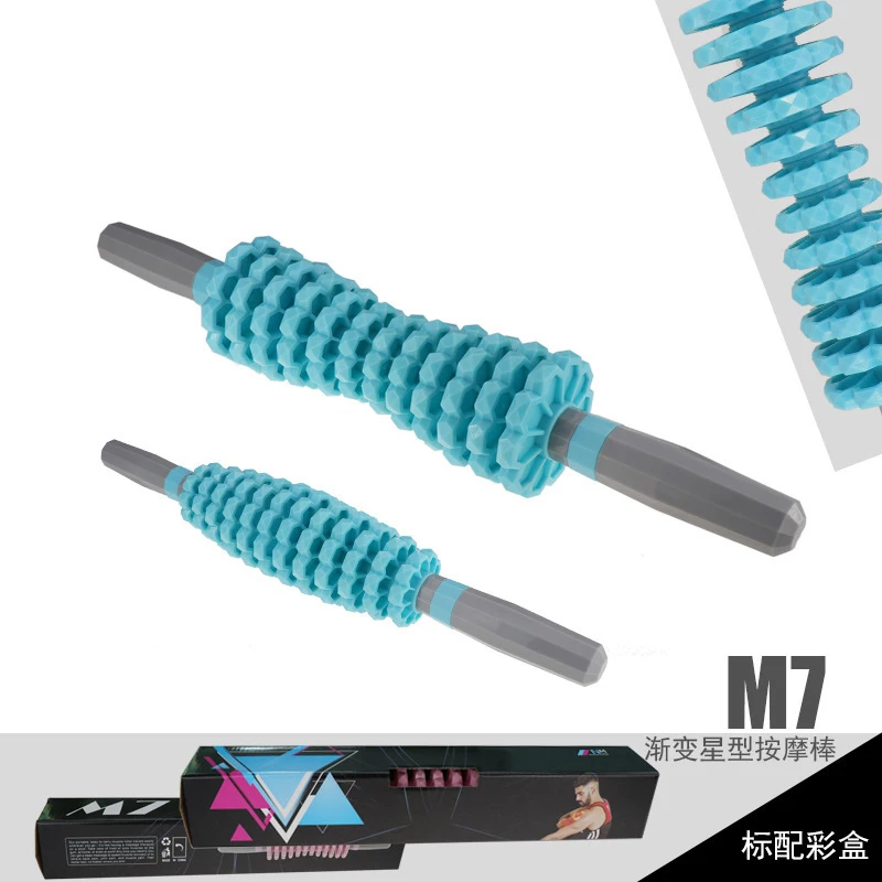 Detachable Gears Adjustable Muscle Roller Massage Stick for Yoga Block Deep Tissue Massage for Fitness Yoga Leg Arm