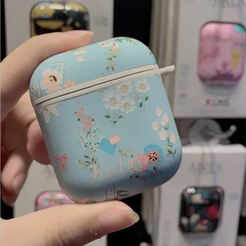 

Fashion Luminous Beautiful Flower Wireless Bluetooth Earphone Case For Apple Airpods 2 1 Charging Box Protective Headphone Cover