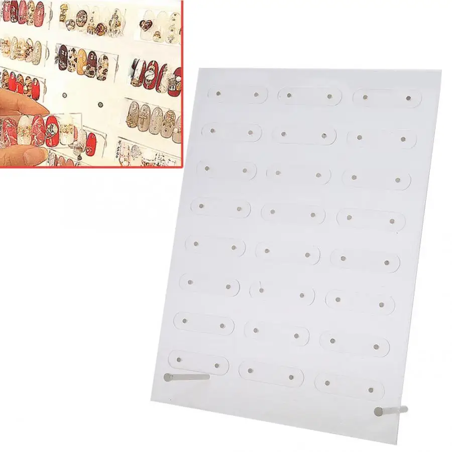 

Nail Display Nail Chart Nail Art Display Stand Magnetic Nail Polish Gel Card Nail Practice Manicure Tool Nail Polish Holder