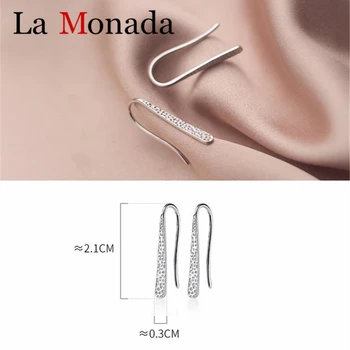 

Newest Design S925 Sterling Silver Simple Personality Mesh Geometric Design Hoop Earrings For Women Jewelry Wholesale