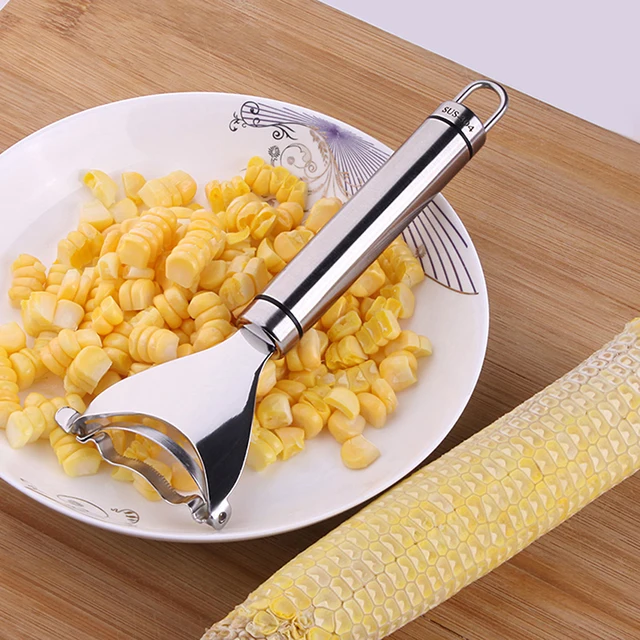 Stainless Steel Corn Stripper Corns Threshing Device Easy Peeling Corn Kerneler Peeler Fruit & Vegetable Tools/Corns Strippe 2
