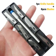 Knife-Tools Kit-Cutter Blades Engraving-Craft-Knives Metal Scalpel Diy-Repair Mobile-Phone-Pcb