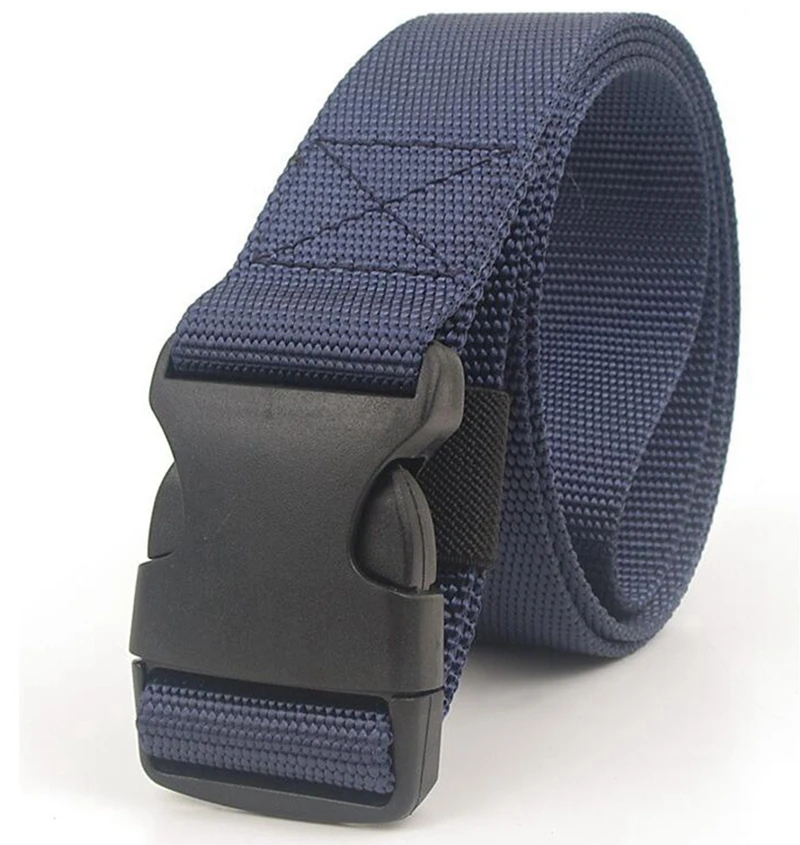 Men's Tactical Belt with Quick Release Buckle - 38mm Wide, 125cm Long
