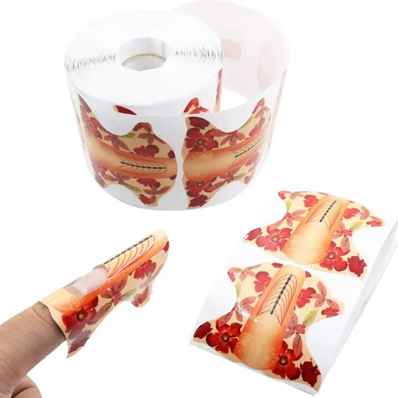 Pcs Butterfly Nail Art Tips Extension Forms Paper Guide Manicure Tools Kit Nail Art Stickers Phototherapy Nail Extension Tissue